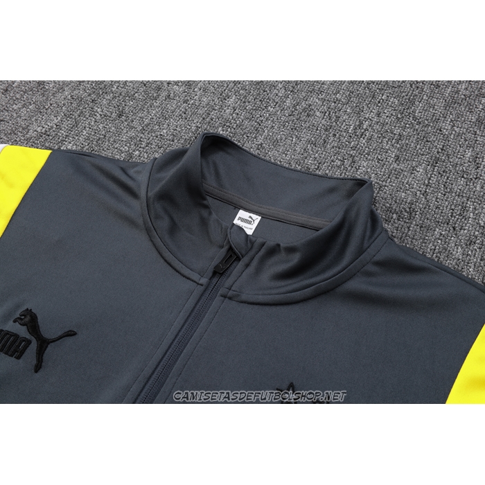 Chandal de Sudadera del Borussia Dortmund 23-24 Gris
